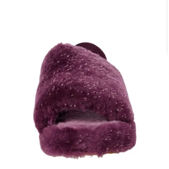 UGG fluff metallic sparkle slippers - Picture 2 of 12
